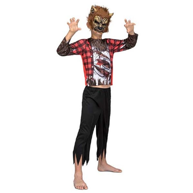 DISFRAZ HOMBRE LOBO 10-12 AÑOS