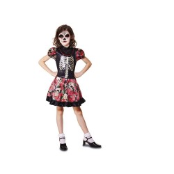 DISFRAZ NIÑA DIA DE LOS MUERTOS 3-4 AÑOS