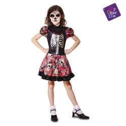 DISFRAZ NIÑA DÍA DE LOS MUERTOS 5-6 AÑOS