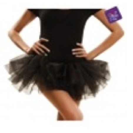 TUTU CORTO NEGRO (3 CAPAS)