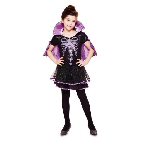 DISFRAZ VAMPIRESA ESQUELETO 5-6 AÑOS