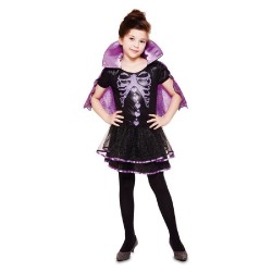 DISFRAZ VAMPIRESA ESQUELETO 10-12 AÑOS