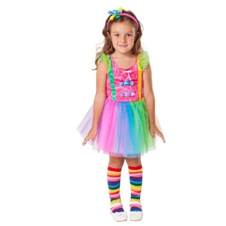 DISFRAZ SWEET CANDY TUTU COLORES 3-4 AÑO