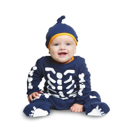 DISFRAZ ESQUELETO BEBÉ COTTON 12-24 MESE