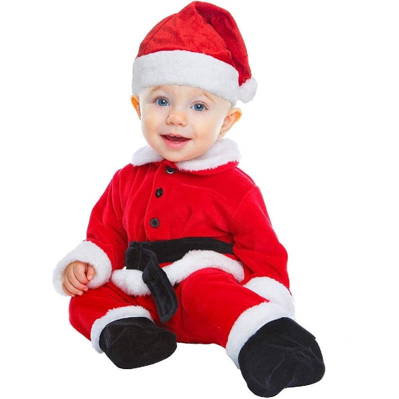 DISFRAZ PAPA NOEL DELUXE 0-6 MESES