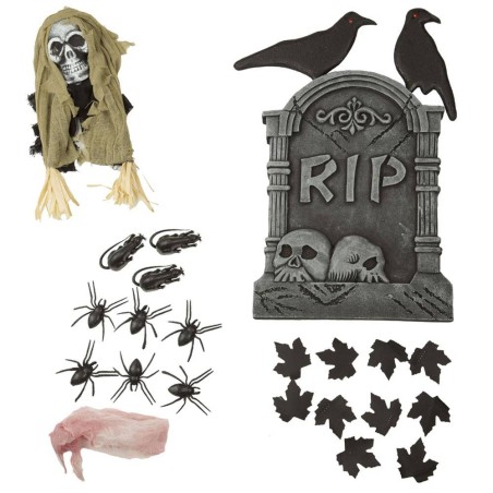 SET DE DECORACIÓN HALLOWEEN 54 X 40 X 8 