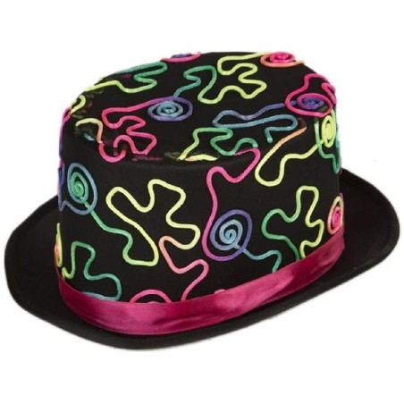 CHISTERA NEGRA COLORES NEON