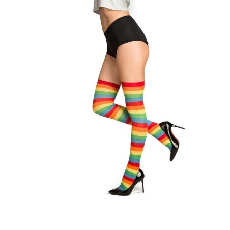 MEDIAS DE COLORES ARCOIRIS ADULTO