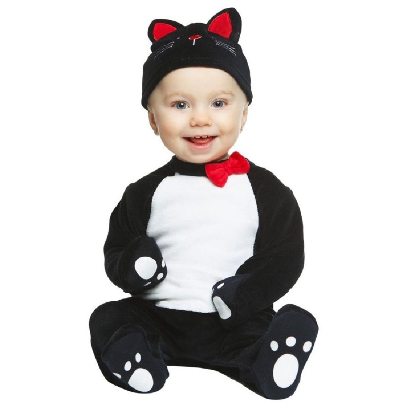 DISFRAZ GATITO NEGRO COTTON 7-12 MESES