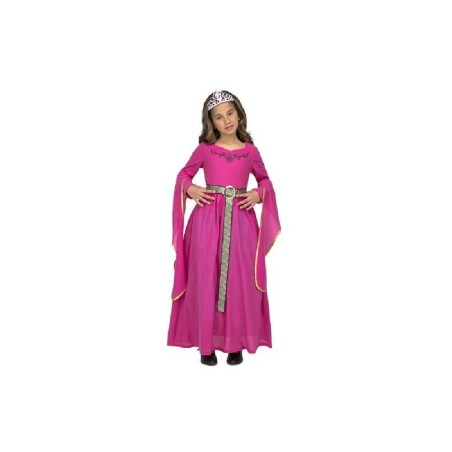DISFRAZ DE PRINCESA MEDIEVAL ROSA 5-6 AÑ
