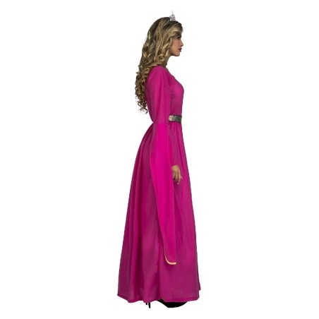 DISFRAZ PRINCESA DAMA MEDIEVAL ROSA ML