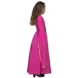 DISFRAZ DE PRINCESA MEDIEVAL ROSA 5-6 AÑ 2