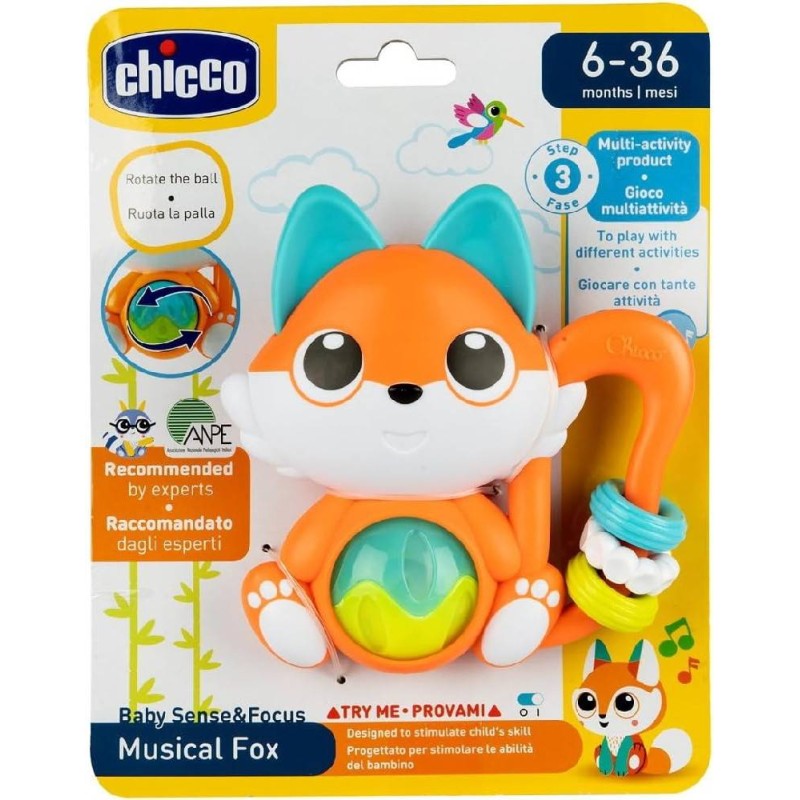 Chicco Sonajero Fox Musical sonidos