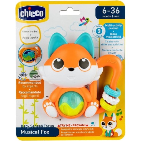 Chicco Sonajero Fox Musical sonidos