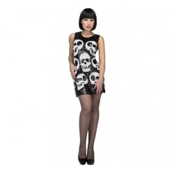 DISFRAZ VESTIDO CALAVERA ML