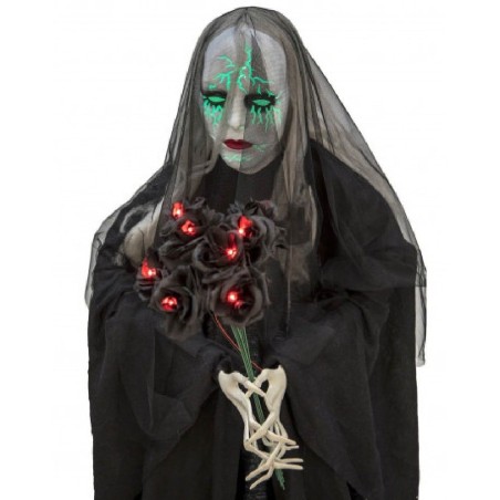 FANTASMA NEGRO CON LUZ Y SONIDO 45X20X16