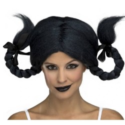 PELUCA TRENZAS MIERCOLES MORENA