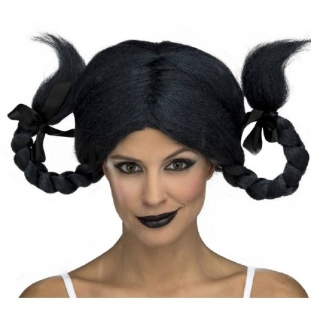 PELUCA TRENZAS MIERCOLES MORENA