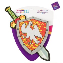 SET ESCUDO Y ESPADA MEDIEVAL EVA