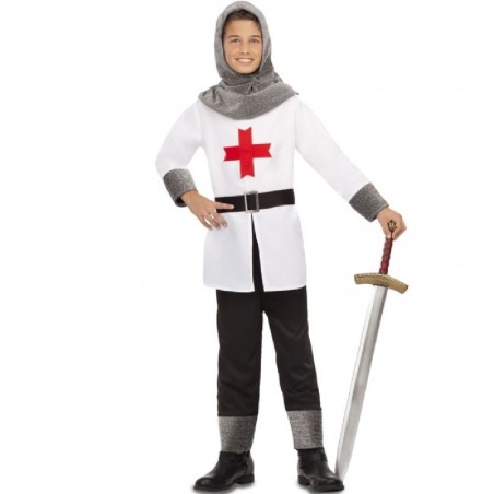 DISFRAZ GUERRERO CRUZADO MEDIEVAL10 -12 
