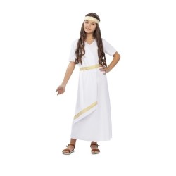 DISFRAZ ROMANA BLANCA 7-9 AÑOS