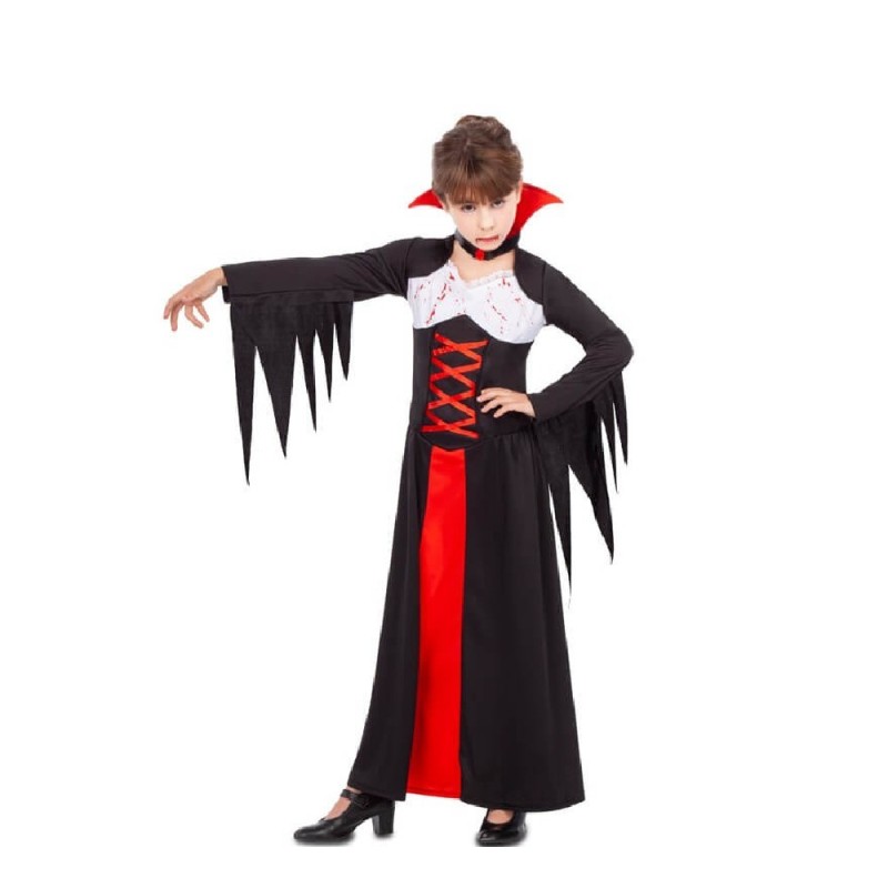 DISFRAZ VAMPIRESA SANGRIENTA 5-6 AÑOS