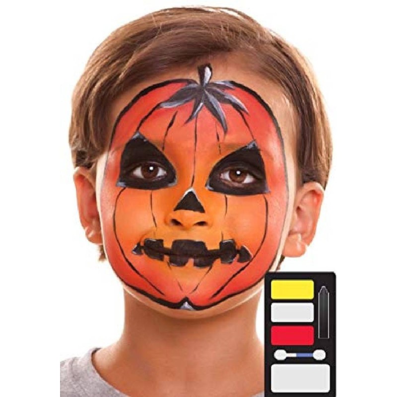 KIT DE MAQUILLAJE AL AGUA  CALABAZA