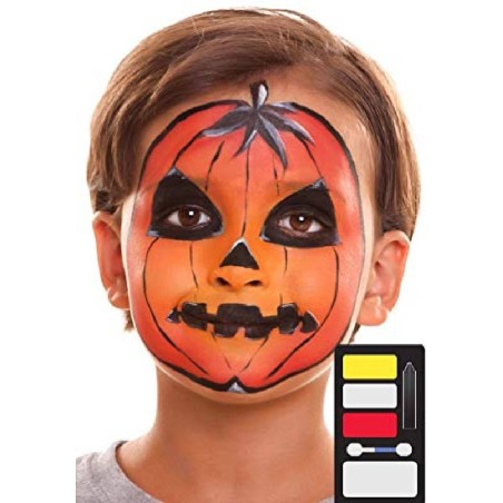 KIT DE MAQUILLAJE AL AGUA  CALABAZA
