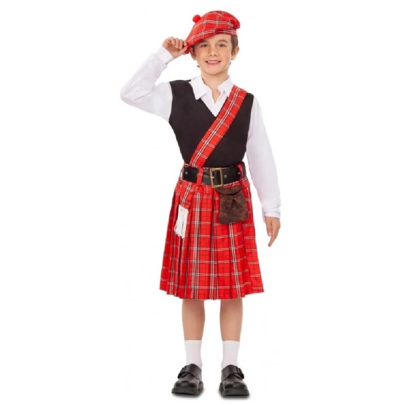 DISFRAZ ESCOCES INFANTIL 5-6 AÑOS