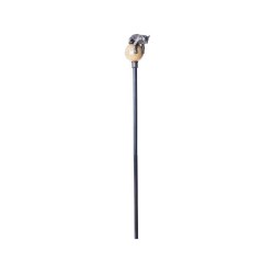 BASTON CON BOLA Y LEOPARDO 109 CM