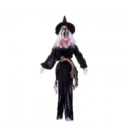 BRUJA COLGANTE CON LUZ Y SONIDO 13X54X66