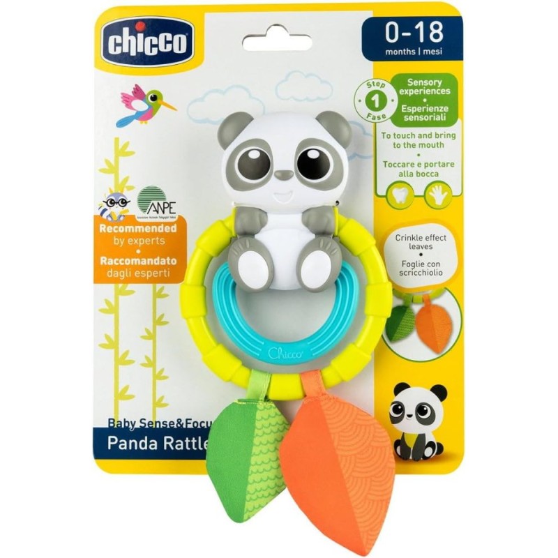 Chicco Sonajero Oso Panda, Mordedor