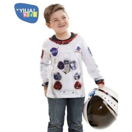 CAMISETA DISFRAZ ASTRONAUTA 6-8 AÑOS