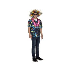 DISFRAZ CAMISETA HAWAIANO T.M 2