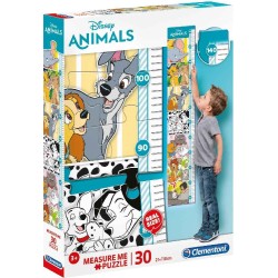 PUZZLE METRO DISNEY ANIMALS 30 PZAS