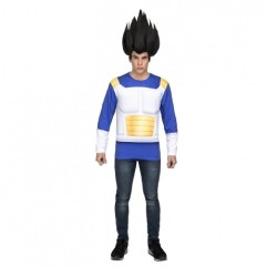 DISFRAZ CAMISETA VEGETA DRAGON BALL IMPR
