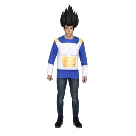 DISFRAZ CAMISETA VEGETA DRAGON BALL IMPR