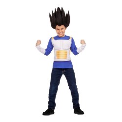 DISFRAZ CAMISETA VEGETA DRAGON BALL IMPR