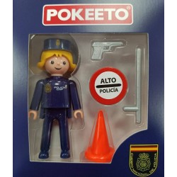 POKEETO FIGURA POLICIA NACIONAL MUJER