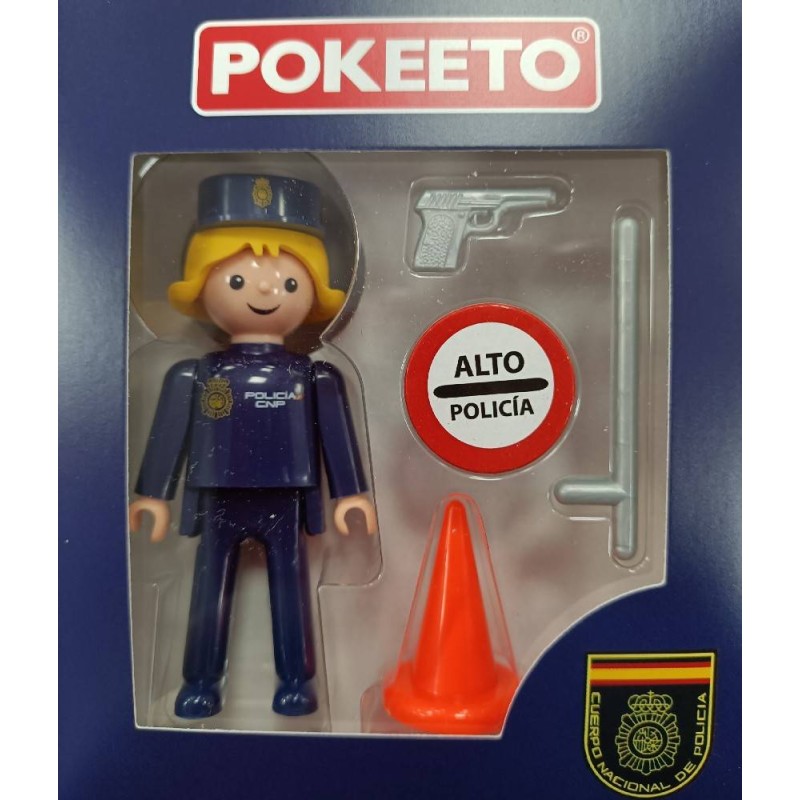 POKEETO FIGURA POLICIA NACIONAL MUJER