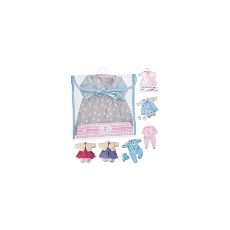Vestido elegance 42 cm (surtido 6 modelo