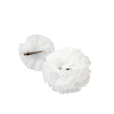 CLAVEL BLANCO PEQUEÑO CON PINZA