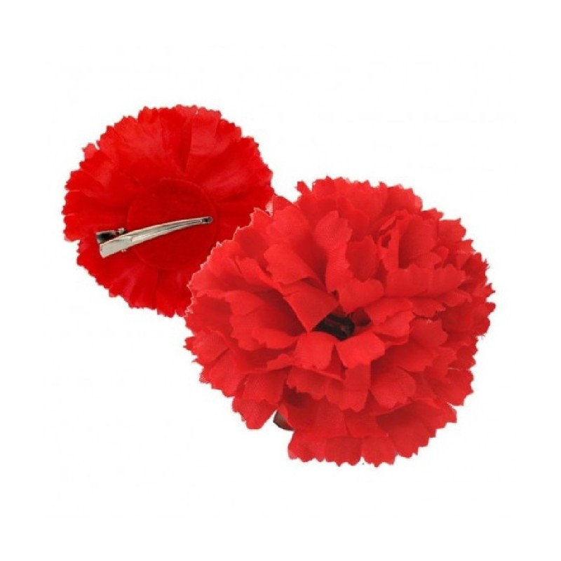 CLAVEL ROJO PEQUEÑO CON PINZA