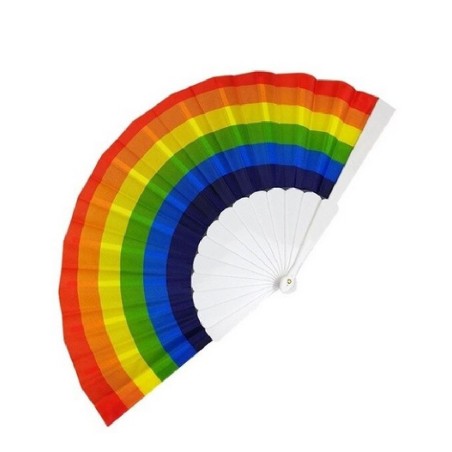 ABANICO ARCOIRIS ORGULLO LGTBI