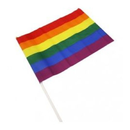 BANDERA ARCOIRIS ARGULLO LGTBI PEQ.