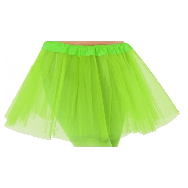 TUTU ADULTO VERDE LIMA 40CM