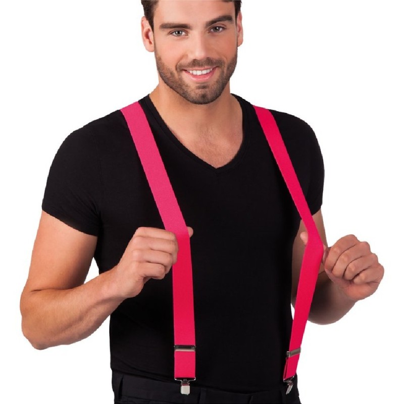 TIRANTES ROSA NEON