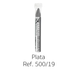 BARRA MAQUILLAJE PLATA 14X110MM
