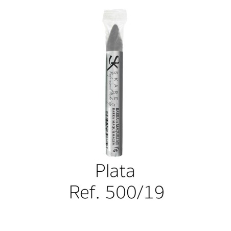 BARRA MAQUILLAJE PLATA 14X110MM