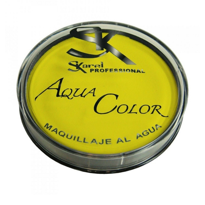 MAQUILLAJE AL AGUA AMARILLO 25 GR